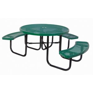 Expanded Metal picnic Table Round